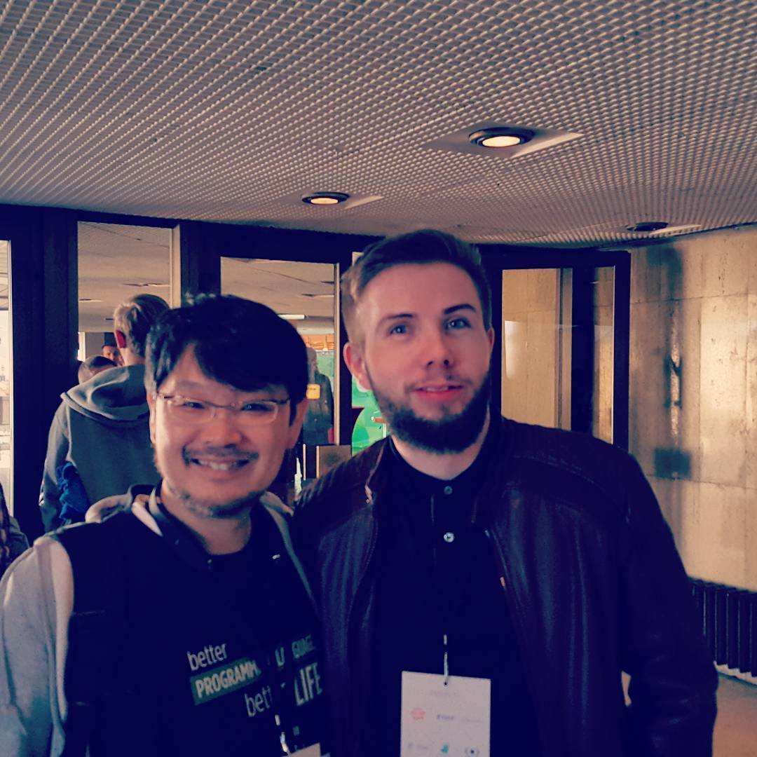 With Yukihiro “Matz” Matsumoto, creator of Ruby — September 2016